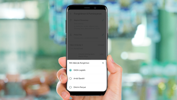 Opsi Pengiriman di Aplikasi GudangAda